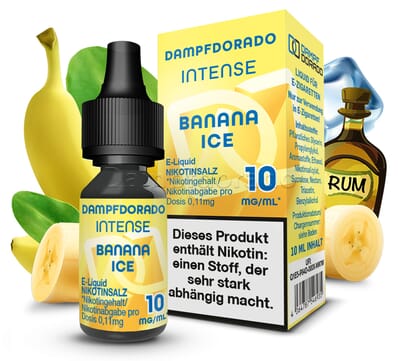 Liquid Banana Ice - Dampfdorado Intense Nikotinsalz