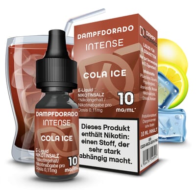 Liquid Cola Ice - Dampfdorado Intense Nikotinsalz