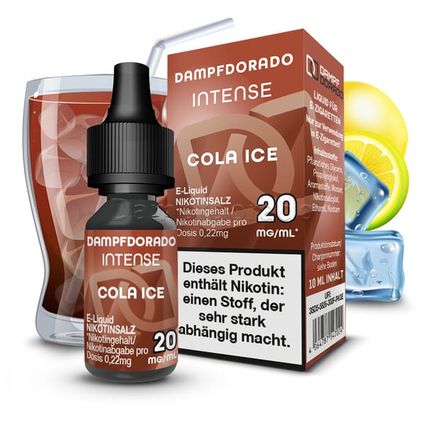 Liquid Cola Ice - Dampfdorado Intense Nikotinsalz