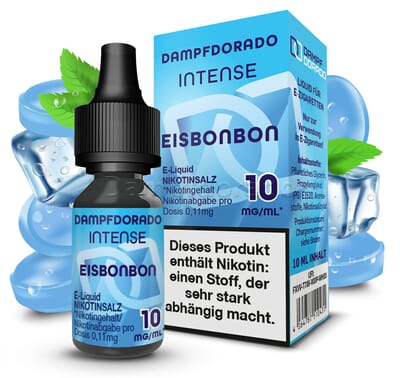 Liquid Eisbonbon - Dampfdorado Intense Nikotinsalz