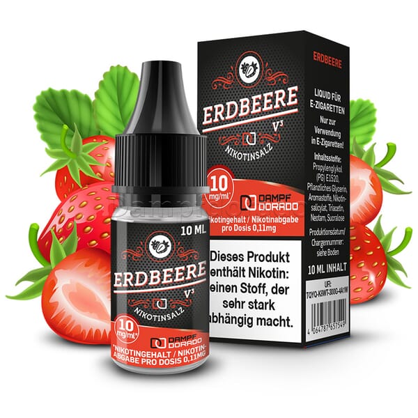 Liquid Erdbeere V3 - Dampfdorado Nikotinsalz
