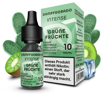 Liquid Grüne Früchte - Dampfdorado Intense Nikotinsalz
