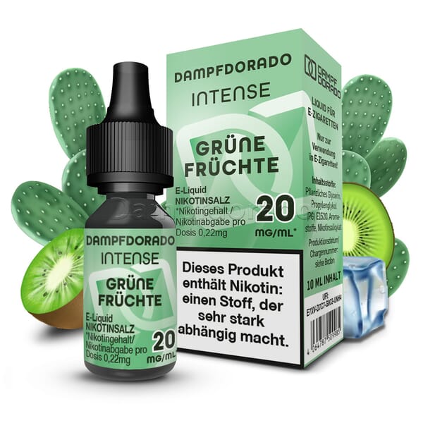 Liquid Grüne Früchte - Dampfdorado Intense Nikotinsalz