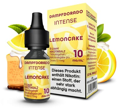 Liquid Lemoncake - Dampfdorado Intense Nikotinsalz