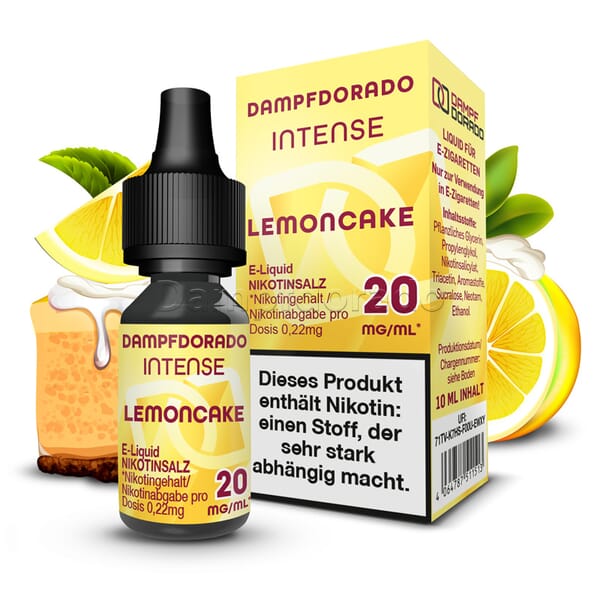 Liquid Lemoncake - Dampfdorado Intense Nikotinsalz