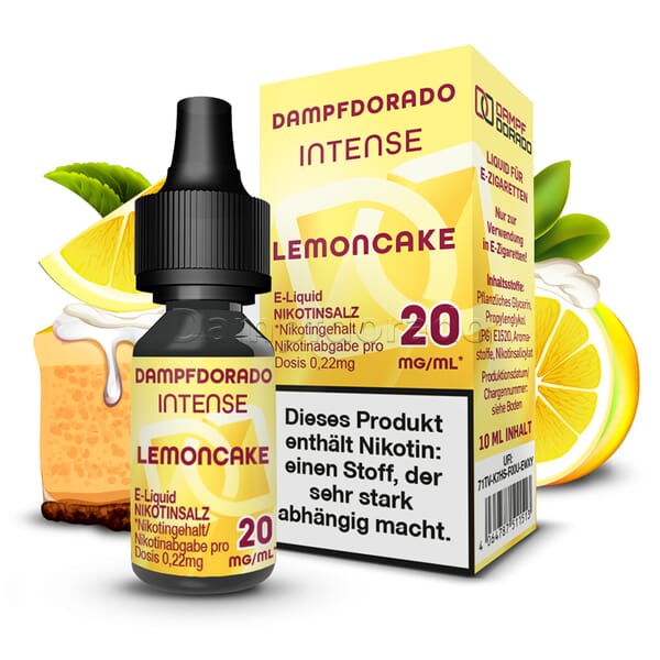 Liquid Lemoncake - Dampfdorado Intense Nikotinsalz