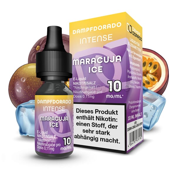 Liquid Maracuja Ice - Dampfdorado Intense Nikotinsalz