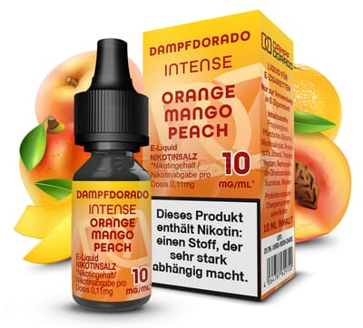 Liquid Orange Mango Peach - Dampfdorado Intense Nikotinsalz