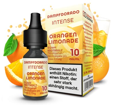 Liquid Orangen Limonade - Dampfdorado Intense Nikotinsalz