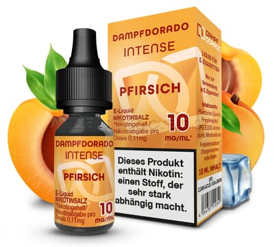 Liquid Pfirsich - Dampfdorado Intense Nikotinsalz
