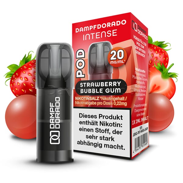 Dampfdorado Intense Pod strawberry bubblegum