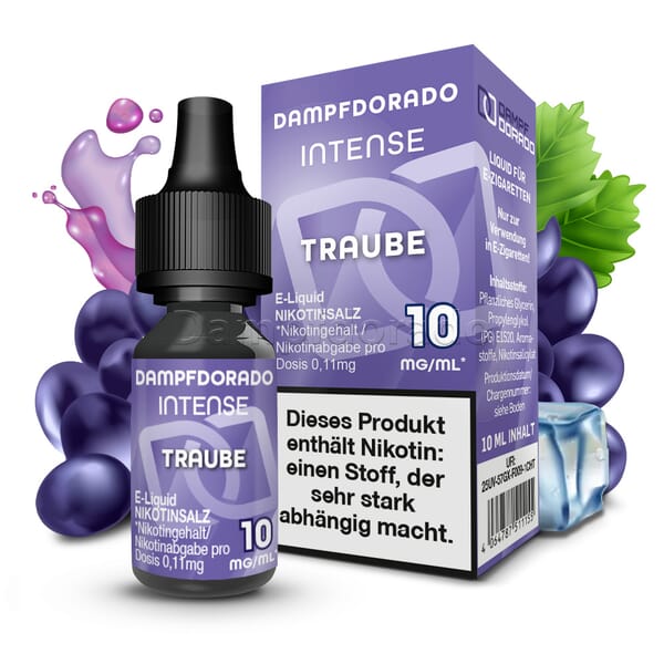 Liquid Traube - Dampfdorado Intense Nikotinsalz