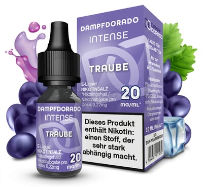 Liquid Traube - Dampfdorado Intense Nikotinsalz