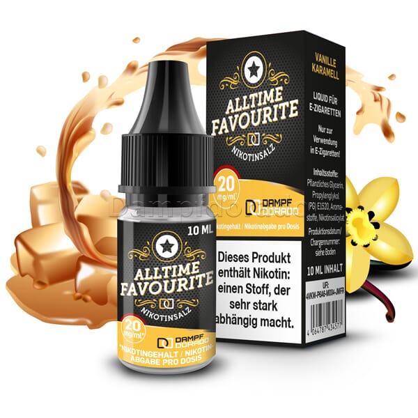 Liquid Alltime Favourite - Dampfdorado Nikotinsalz