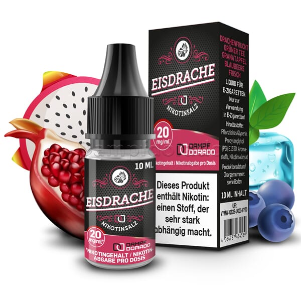 Liquid Eisdrache - Dampfdorado Nikotinsalz