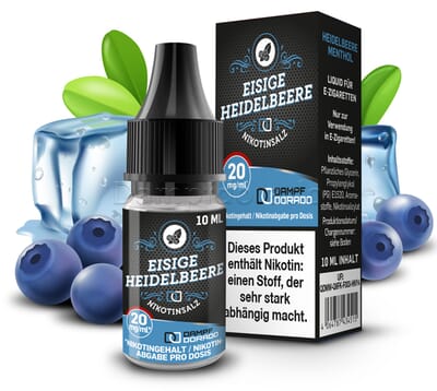 Liquid Eisige Heidelbeere - Dampfdorado Nikotinsalz