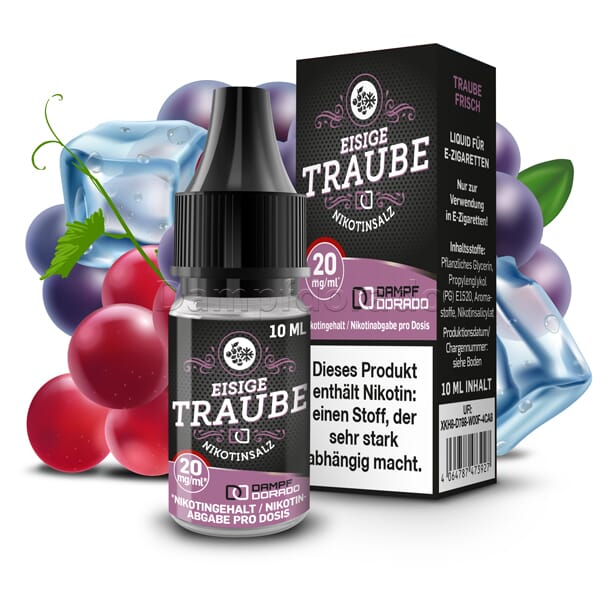 Liquid Eisige Traube - Dampfdorado Nikotinsalz