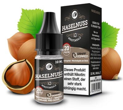 Liquid Haselnuss - Dampfdorado Nikotinsalz