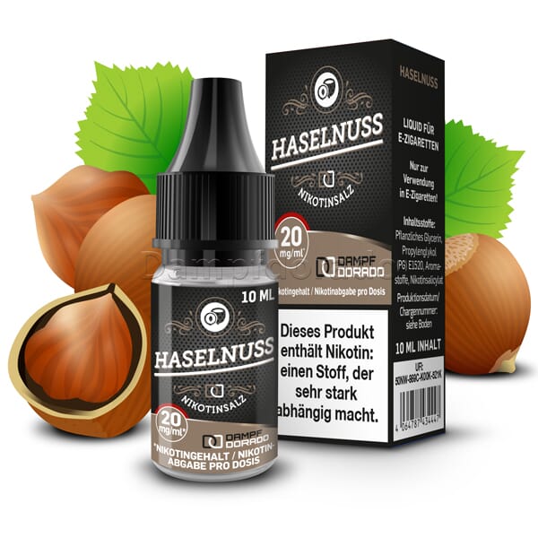 Liquid Haselnuss - Dampfdorado Nikotinsalz