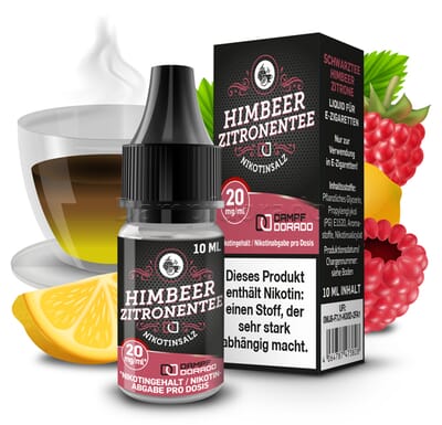 Liquid Himbeer-Zitronentee - Dampfdorado Nikotinsalz