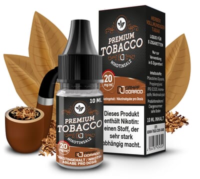 Liquid Premium Tobacco - Dampfdorado Nikotinsalz