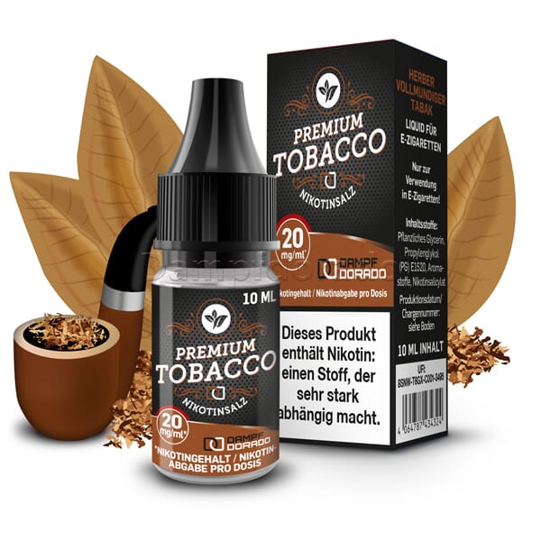 Liquid Premium Tobacco - Dampfdorado Nikotinsalz