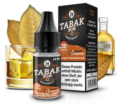 Liquid Tabak-Rum - Dampfdorado Nikotinsalz