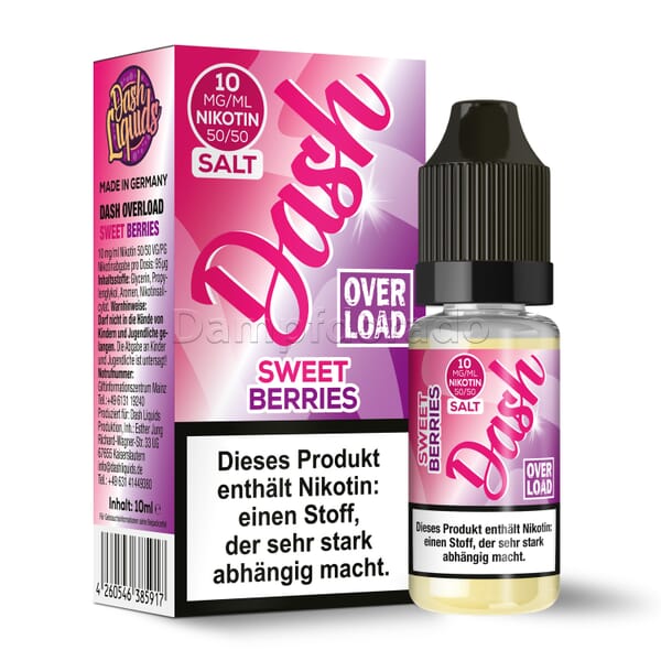 Liquid Sweet Berries - Dash Liquids Overload Nikotinsalz