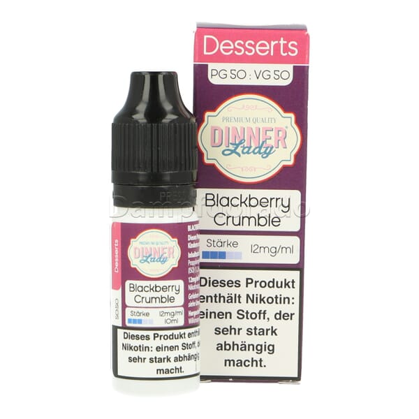 Liquid Blackberry Crumble - Dinner Lady