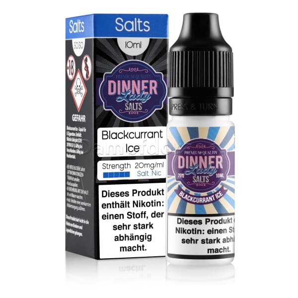 Liquid Blackcurrant Ice - Dinner Lady Nikotinsalz