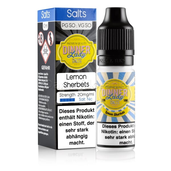 Liquid Lemon Sherbets - Dinner Lady Nikotinsalz