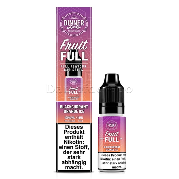 Liquid Blackcurrant Orange Ice - Fruit Full Bar Salts