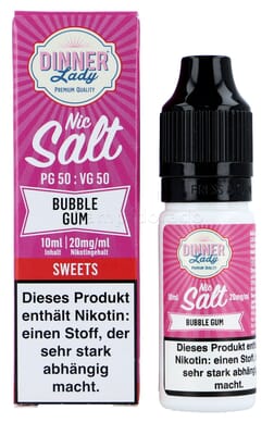 Liquid Bubble Gum  - Dinner Lady Nikotinsalz