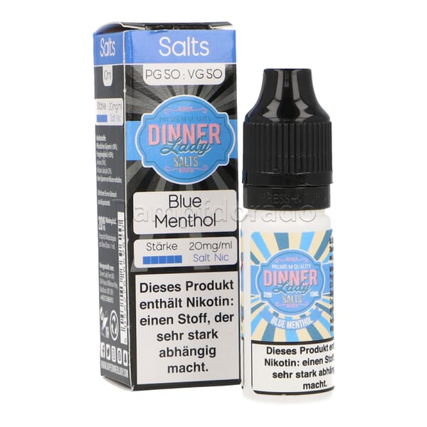 Liquid Blue Menthol - Dinner Lady Nikotinsalz