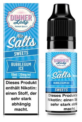 Liquid Bubblegum Ice - Dinner Lady Nikotinsalz