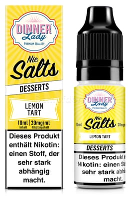 Liquid Lemon Tart - Dinner Lady Nikotinsalz