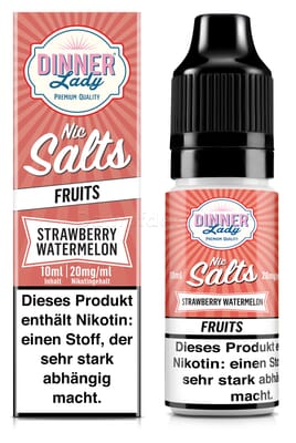 Liquid Strawberry Watermelon - Dinner Lady Nikotinsalz