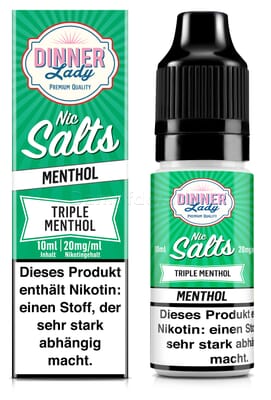 Liquid Triple Menthol - Dinner Lady Nikotinsalz