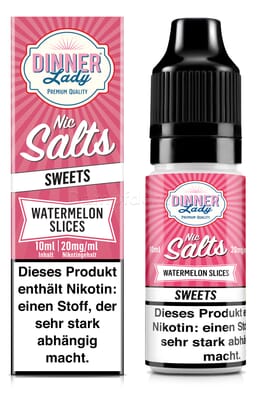Liquid Watermelon Slices - Dinner Lady Nikotinsalz