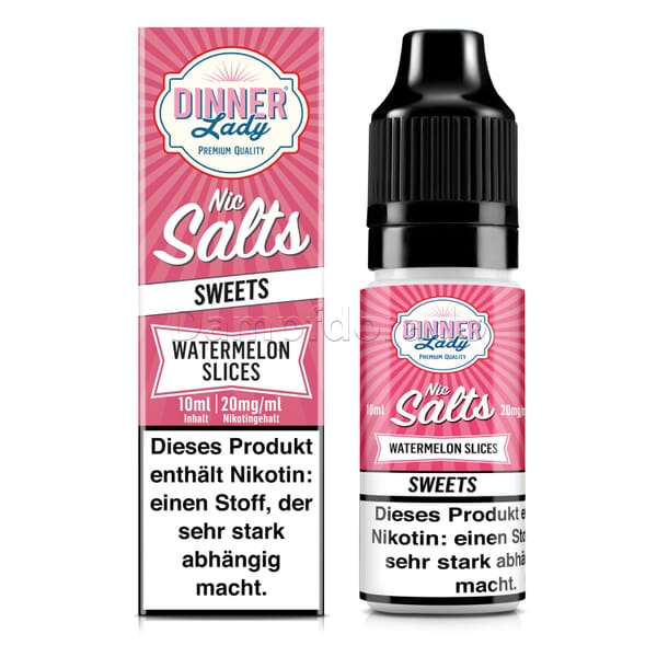 Liquid Watermelon Slices - Dinner Lady Nikotinsalz