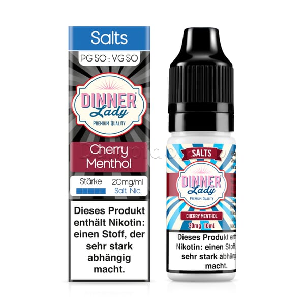 Liquid Cherry Menthol - Dinner Lady Nikotinsalz