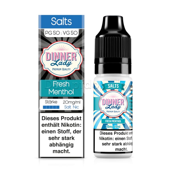 Liquid Fresh Menthol - Dinner Lady Nikotinsalz