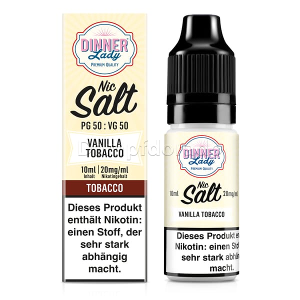 Liquid Vanilla Tobacco - Dinner Lady Nikotinsalz