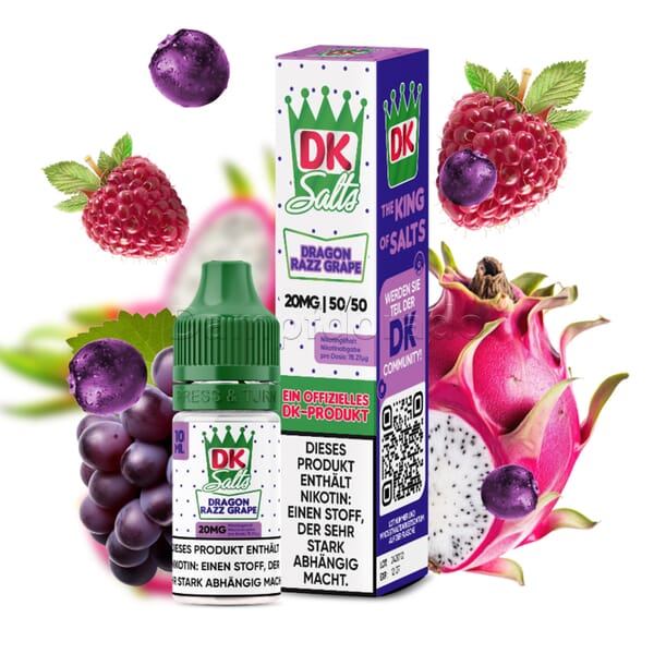 Liquid Dragon Razz Grape - DK Salts Nikotinsalz