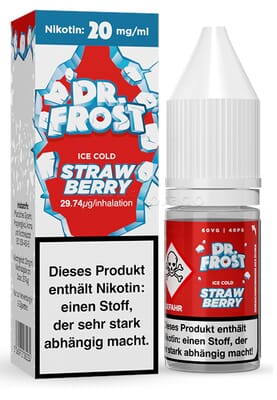Liquid Strawberry Ice - Dr. Frost Nikotinsalz
