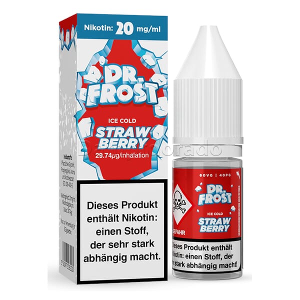 Liquid Strawberry Ice - Dr. Frost Nikotinsalz
