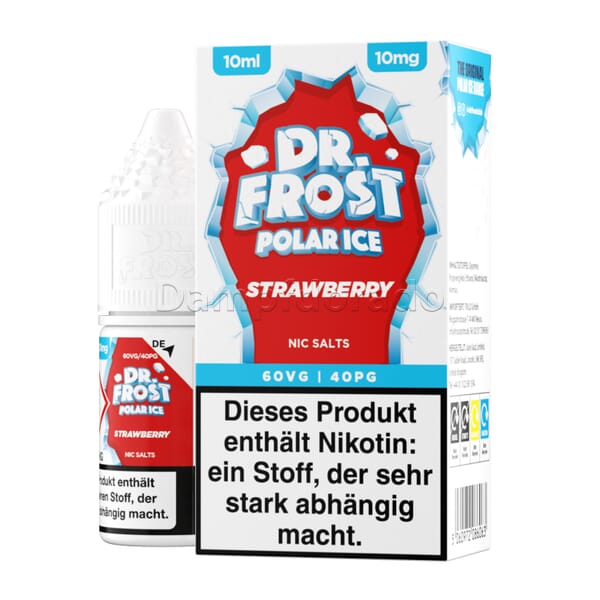 Liquid Strawberry Ice - Dr. Frost Nikotinsalz