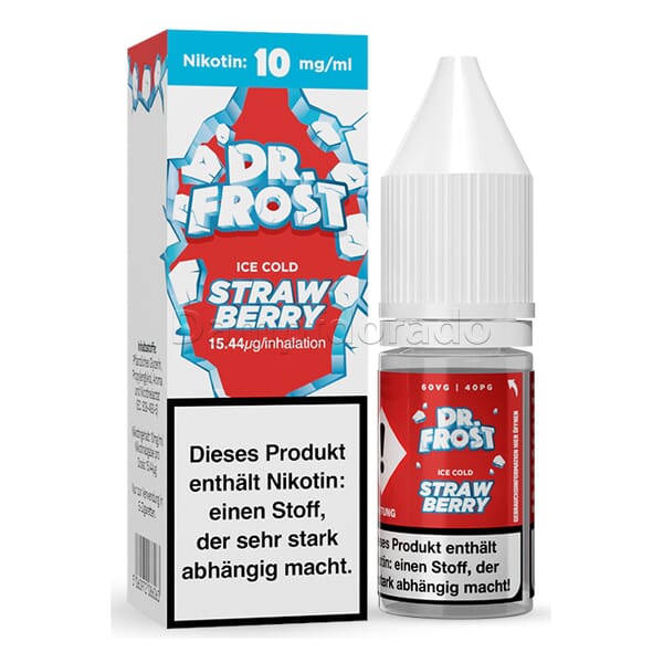 Liquid Strawberry Ice - Dr. Frost Nikotinsalz