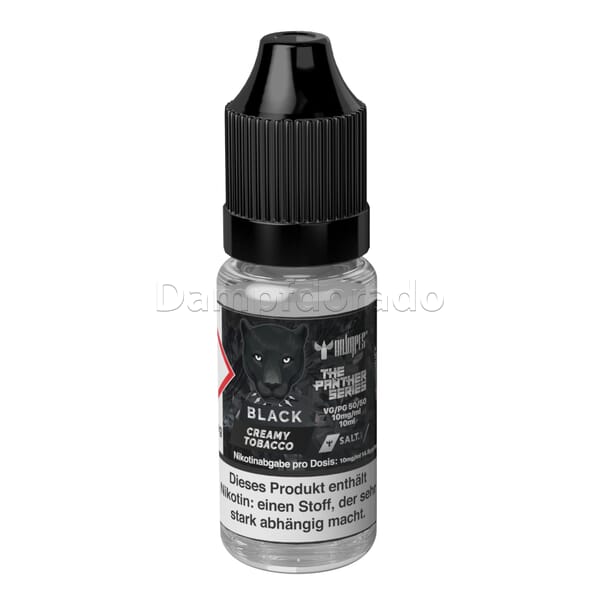 Liquid Black Creamy Tobacco - Dr. Vapes Panther Nikotinsalz