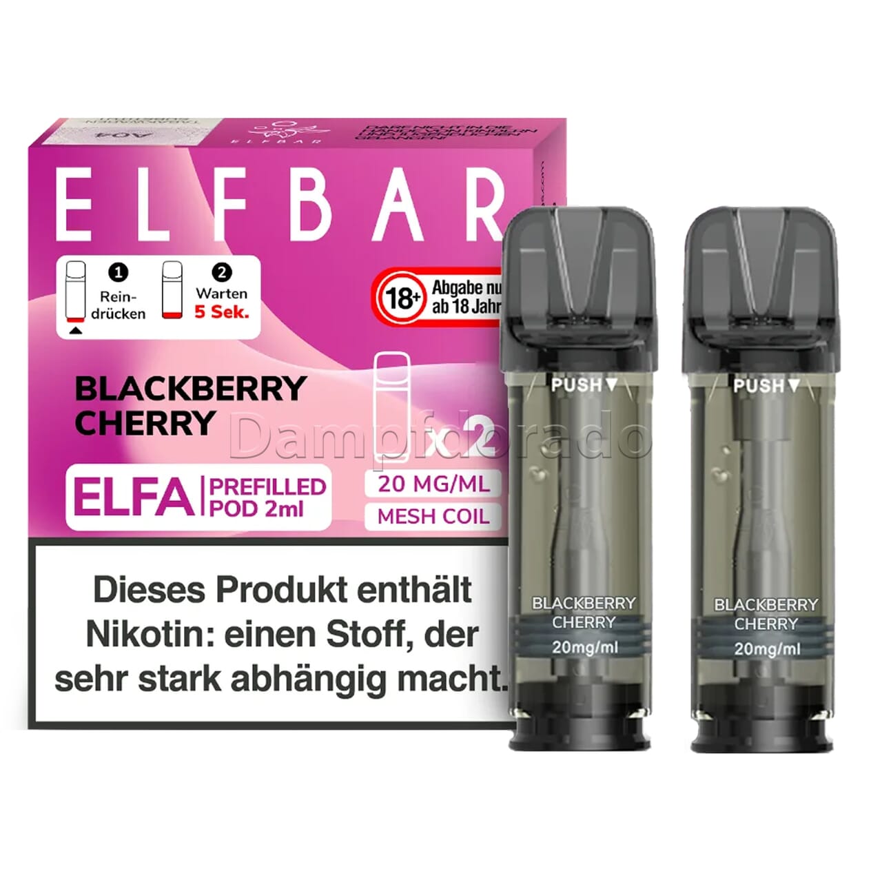elfbar elfa master akku Elf Bar Elfa Pods nikotinfrei - 2er Pack - 7,49 € main image 0